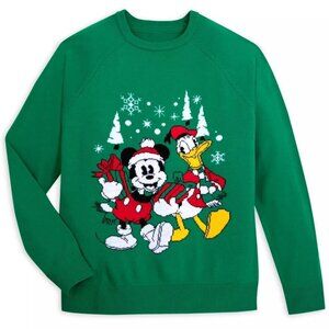 NWOT Disney Holiday Sweater with Mickey and Donald